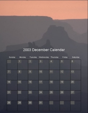 Calendar Maker - EasyCalendarMaker Software! screenshot